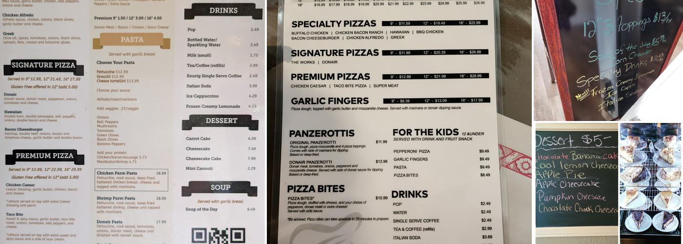 lil' Peppinos Menu