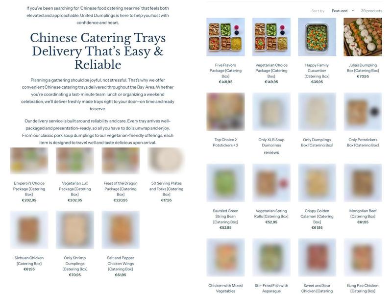 United Dumplings Menu