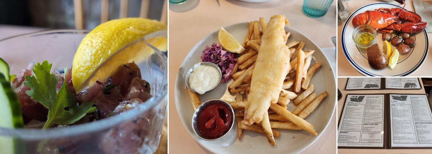 L'abri café, restaurant et bar Menu