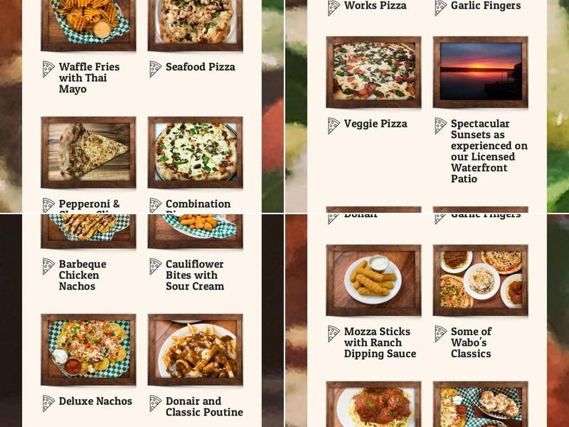 Wabo's Pizza Sub & Donair Menu