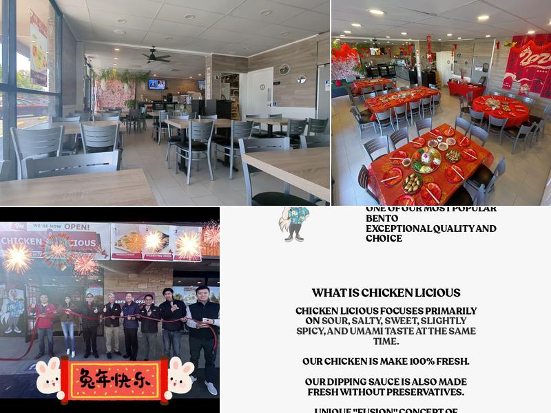 Chicken Licious Menu