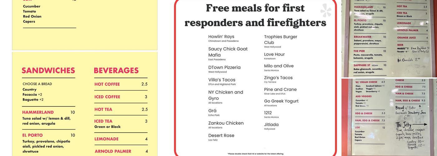 Southwest Bread Menu