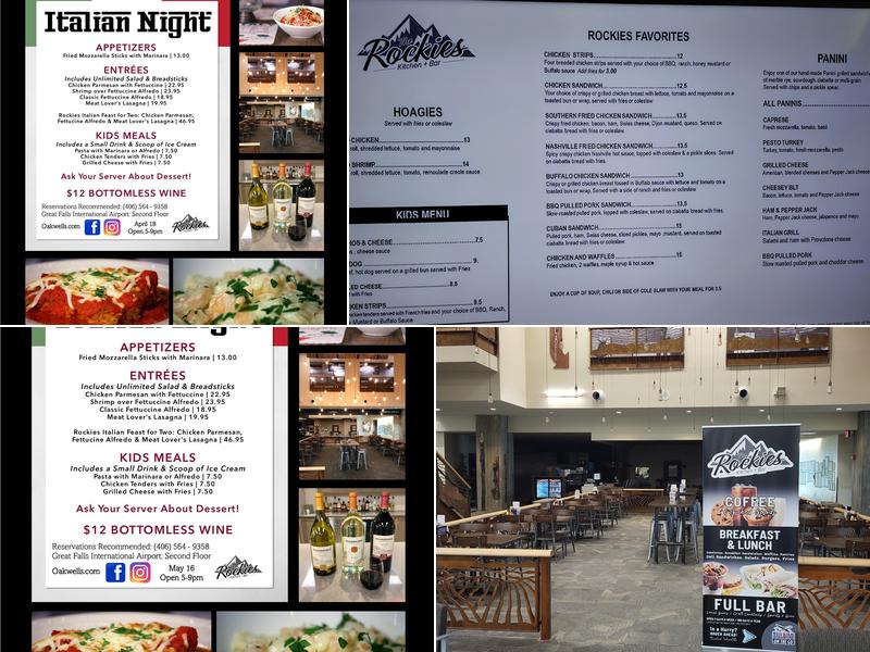 Rockies Cafe Menu
