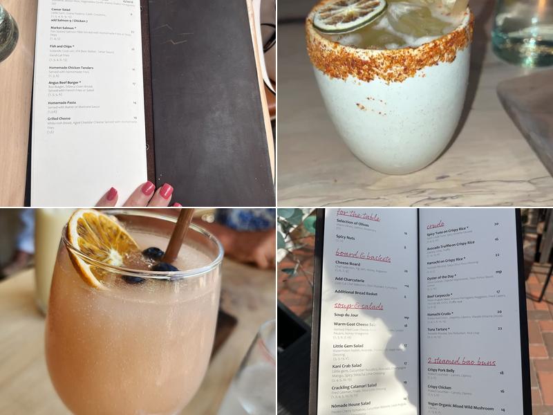 Nômade Westport Menu