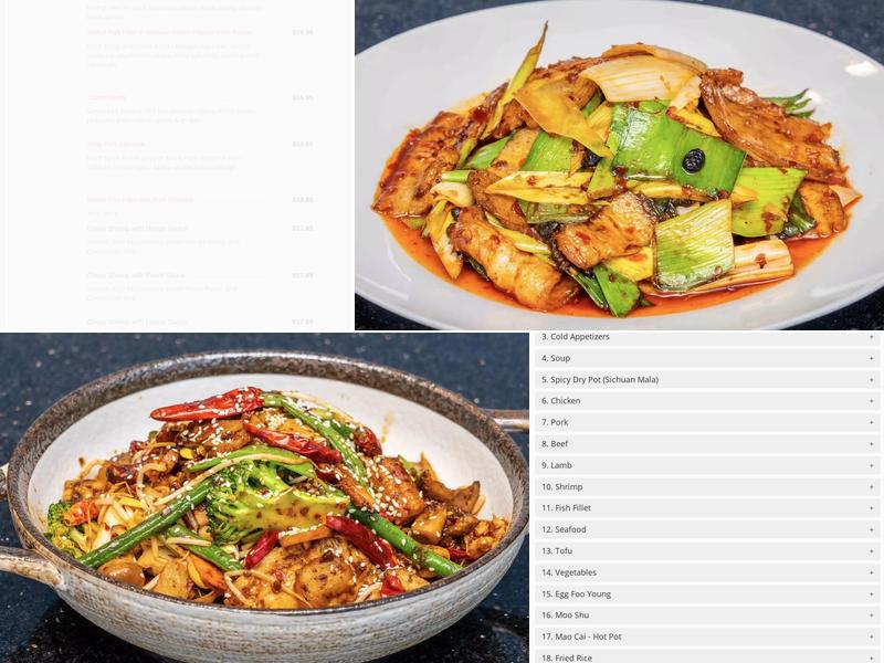 Szechuan Corner Menu