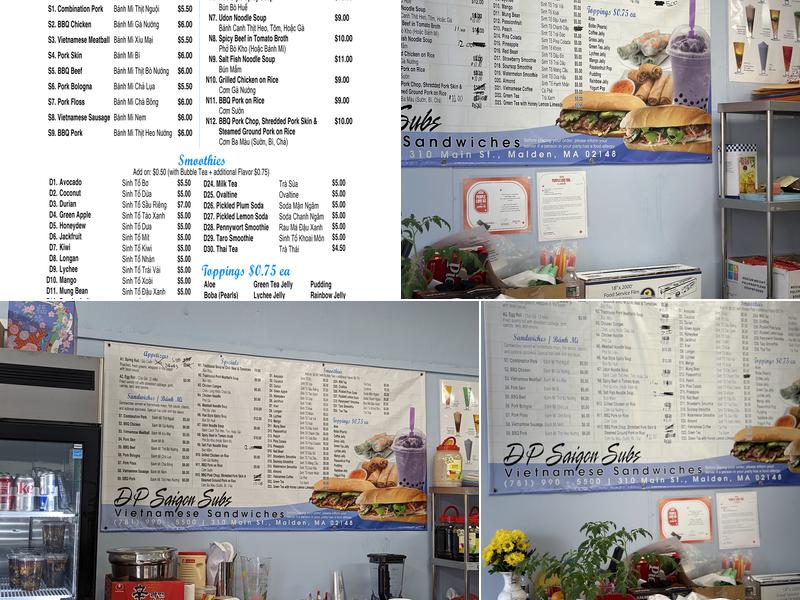 Dp saigon subs Menu
