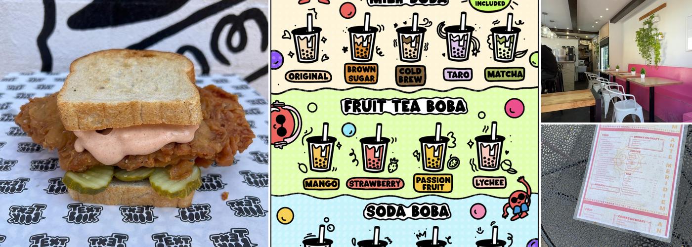 Textbook Cafe Menu