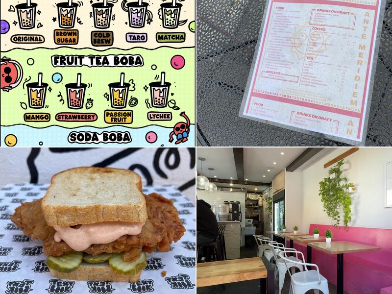 Textbook Cafe Menu
