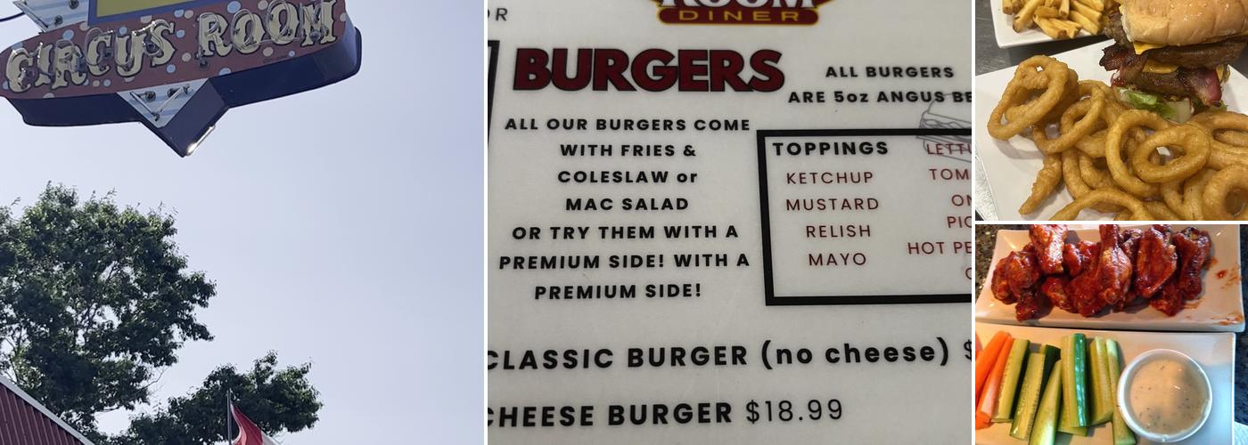 Circus Room Diner😋 Menu