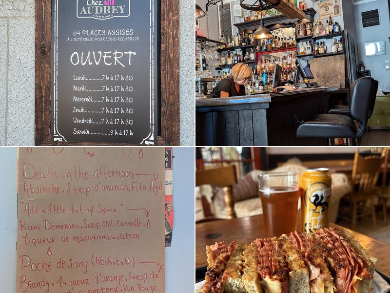 Bistro Audrey Traiteur Menu