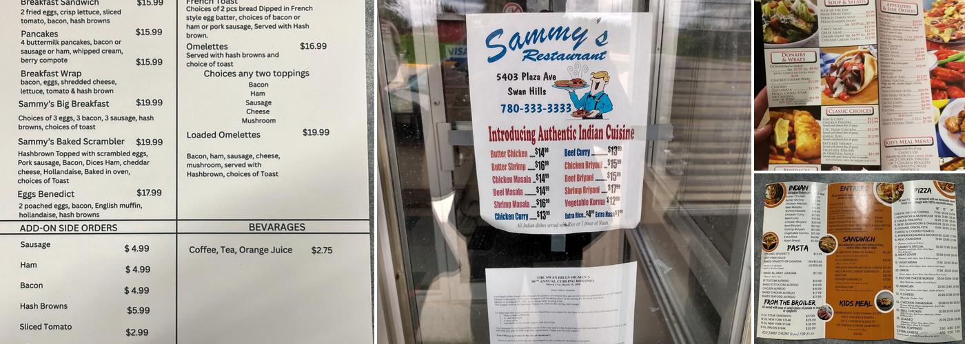 Sammy's Steak & Pizza Menu