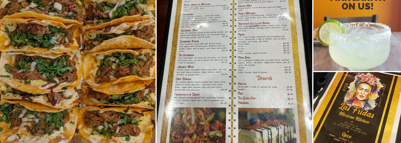 Las Frida's Mexican Kitchen Menu