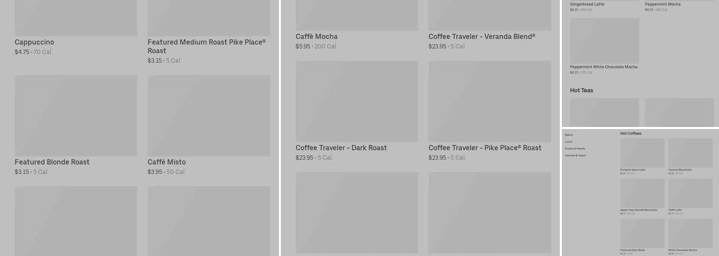 Starbucks Menu