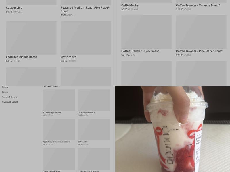Starbucks Menu