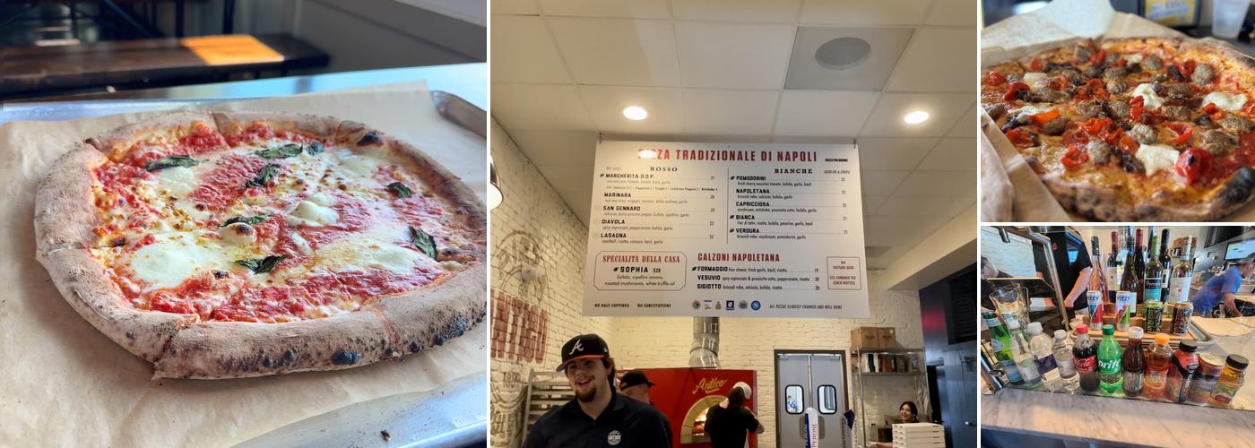 Antico Pizza Tucker Menu