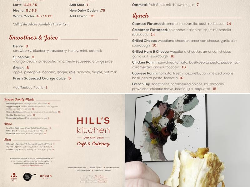 Hill's Kitchen Menu