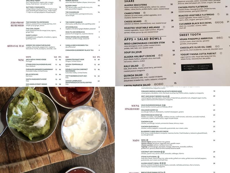 Two Trees Bistro Menu