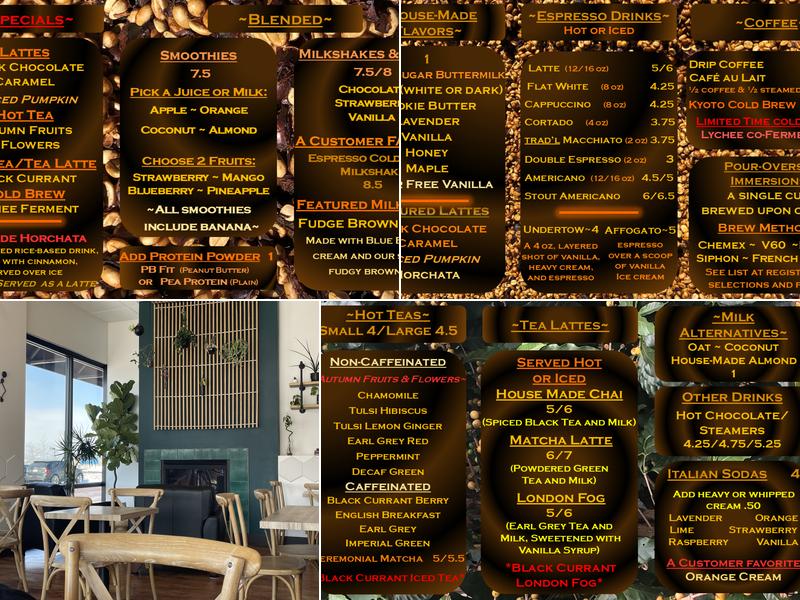 Forge Coffee Lab Menu