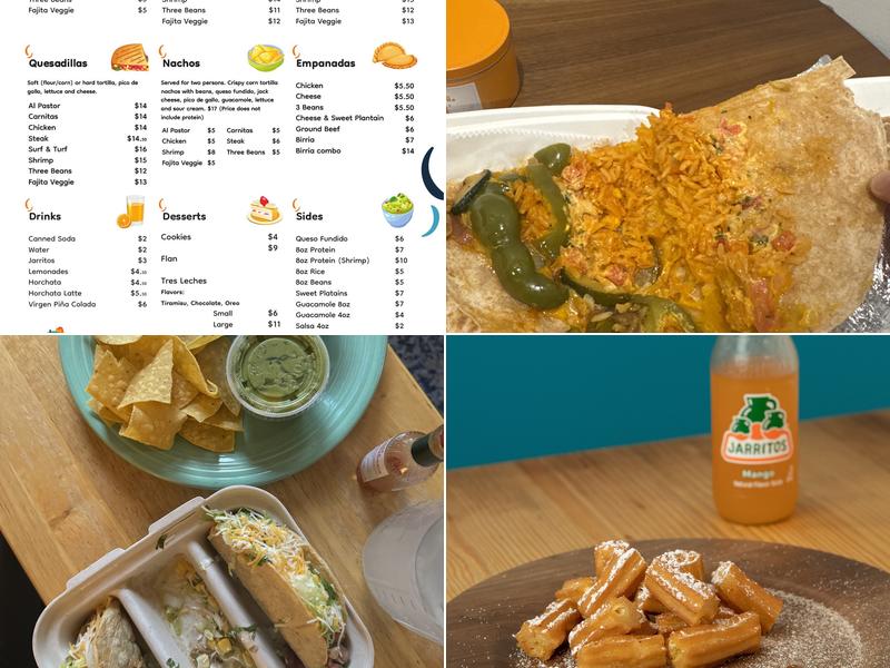 Lunita Mexican Restaurant Menu