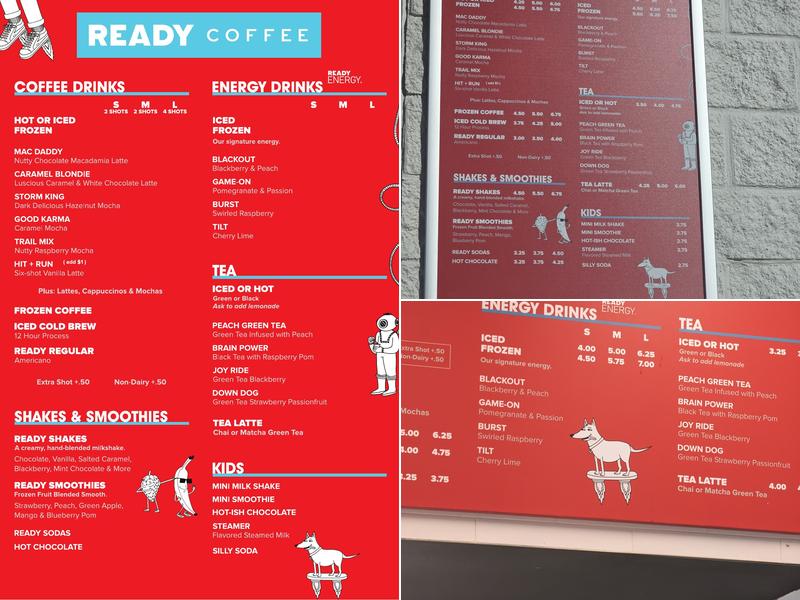 Ready Coffee Menu