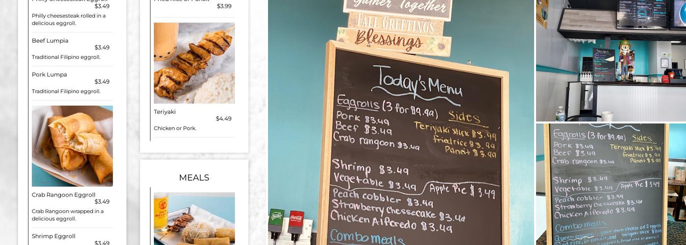 Queen Eggroll Menu