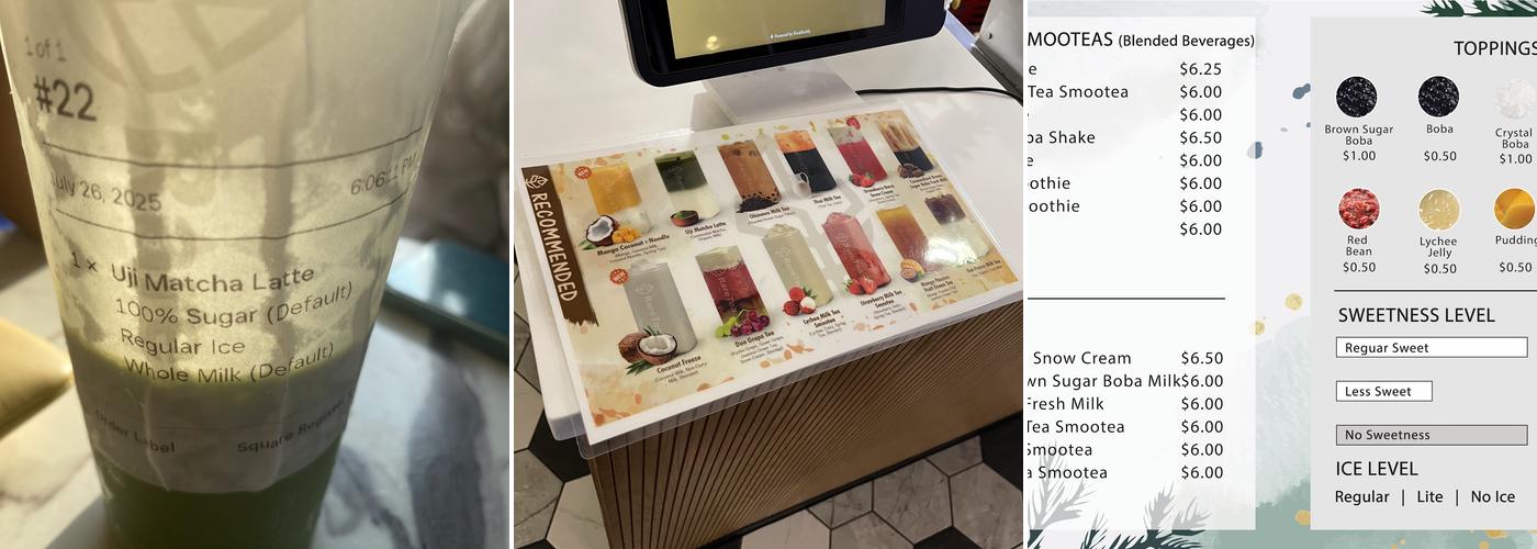 RareTea Menu