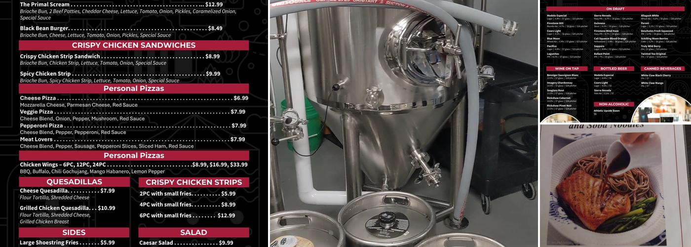 EVGR Pub & Beer Garden Menu