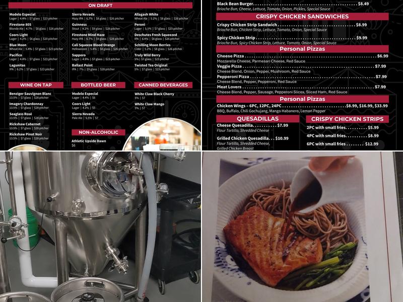 EVGR Pub & Beer Garden Menu