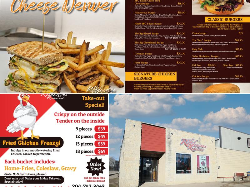 The Rendezvous Restaurant Menu