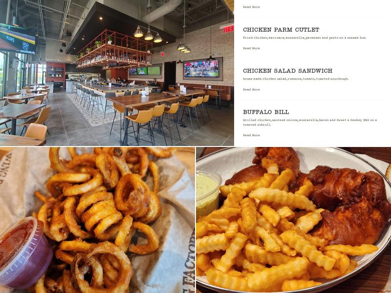 Buffalo Wing Factory Menu