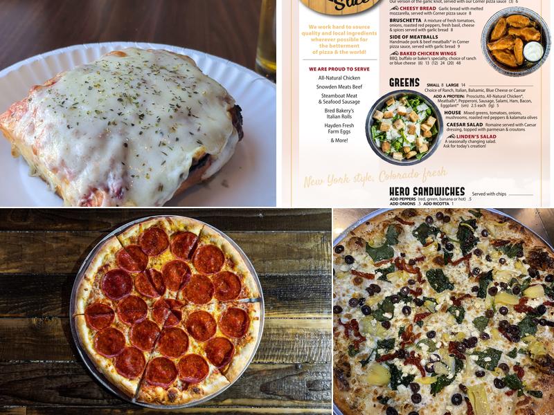 The Corner Slice Menu