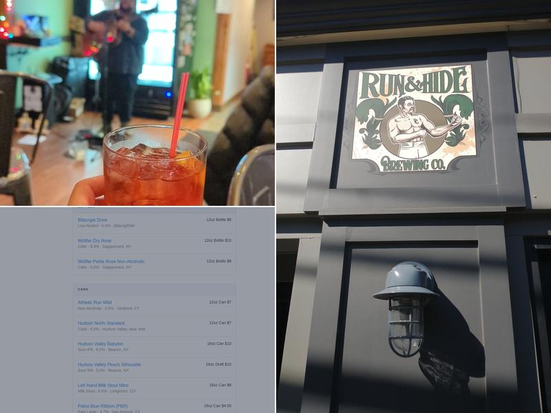 Run & Hide Brewing Co. Menu