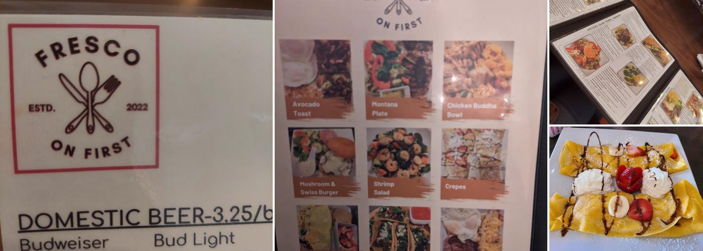 Fresco On First Menu