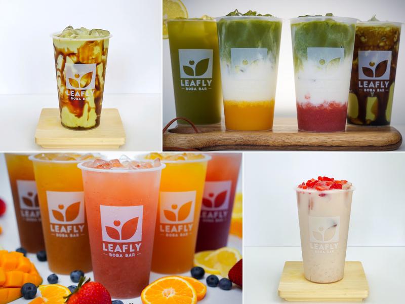 Leafly Boba Bar Menu