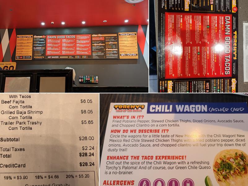 Torchy's Tacos Menu