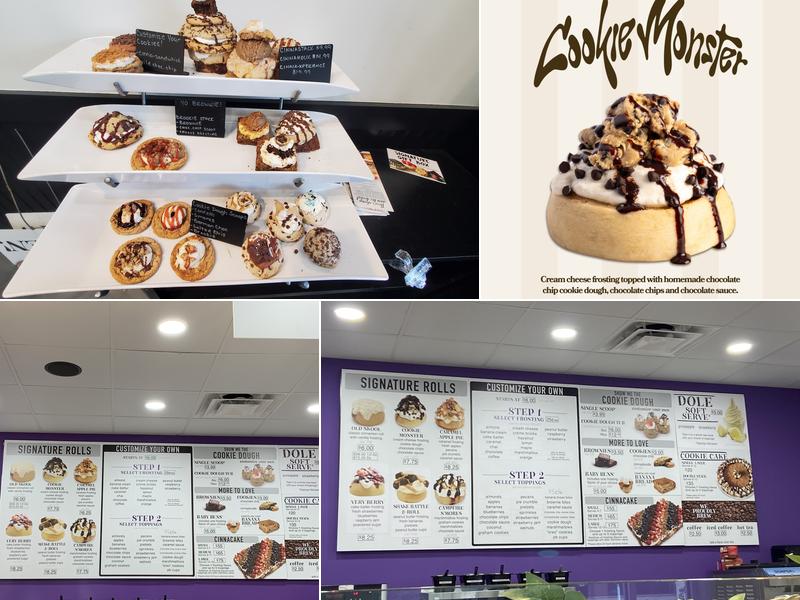 Cinnaholic Menu