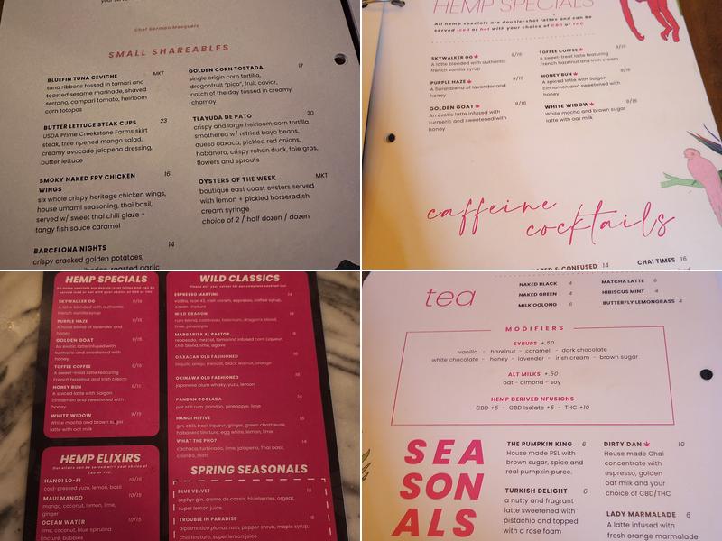 Wild Menu