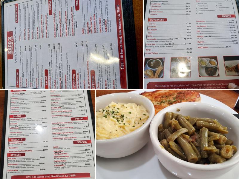 Eedo’s Restaurant Menu