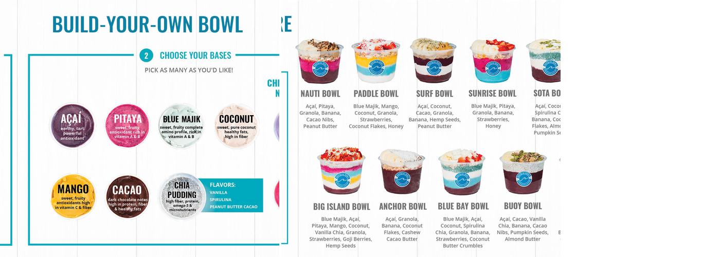 Nautical Bowls Menu
