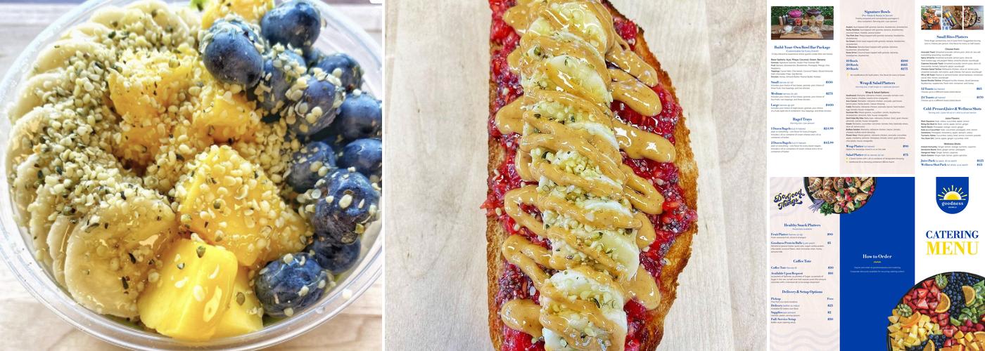 Goodness Bowls Menu