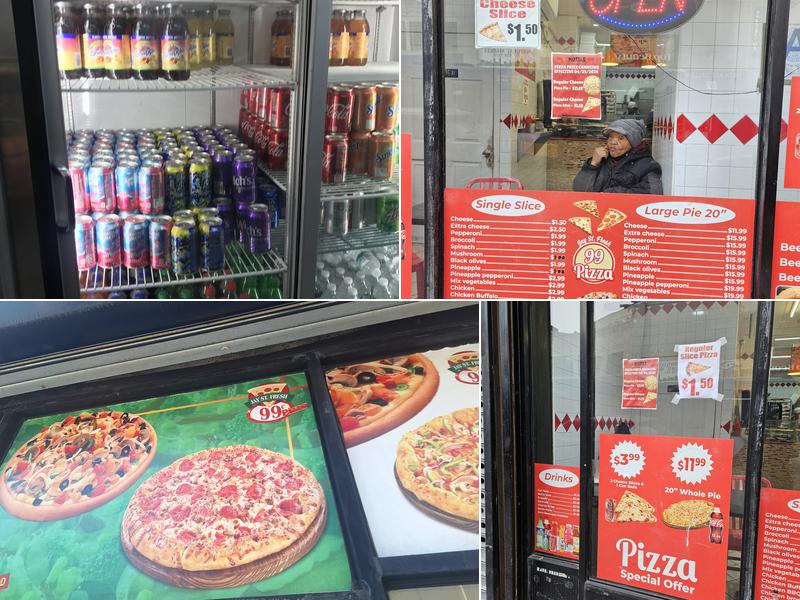 Jay St. Fresh 99¢ Pizza Menu