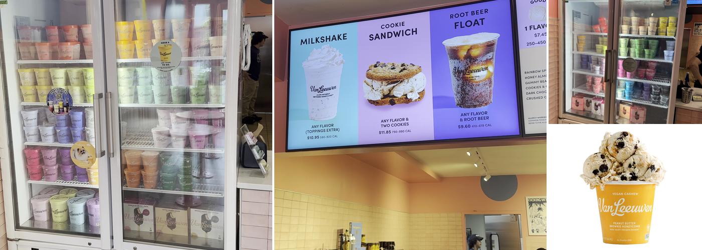 Van Leeuwen Ice Cream Menu
