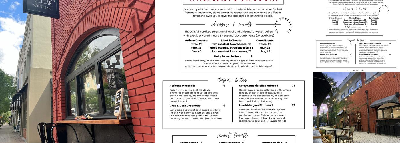 The Southern Cellar Menu