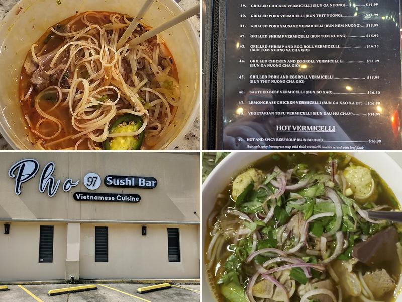 Phở 97 Menu