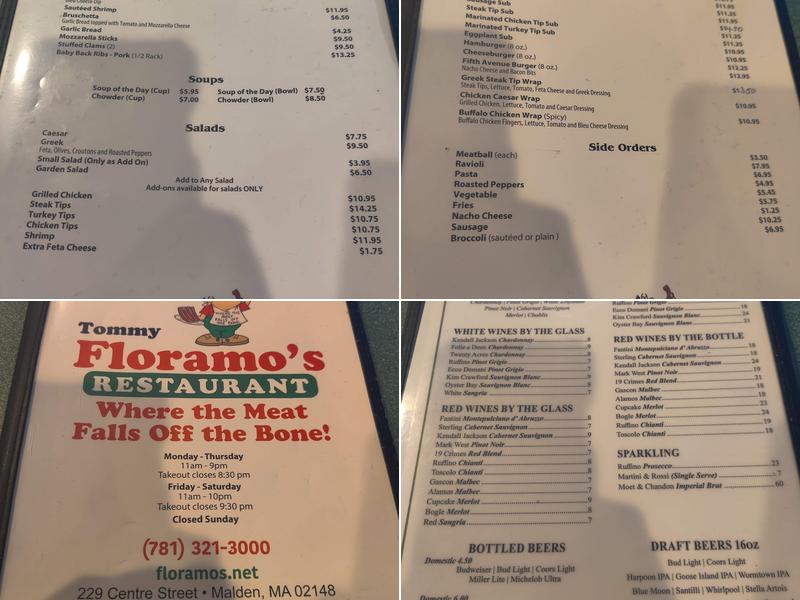 Floramo's of Malden, Malden Menu, Reviews (123), Photos (33