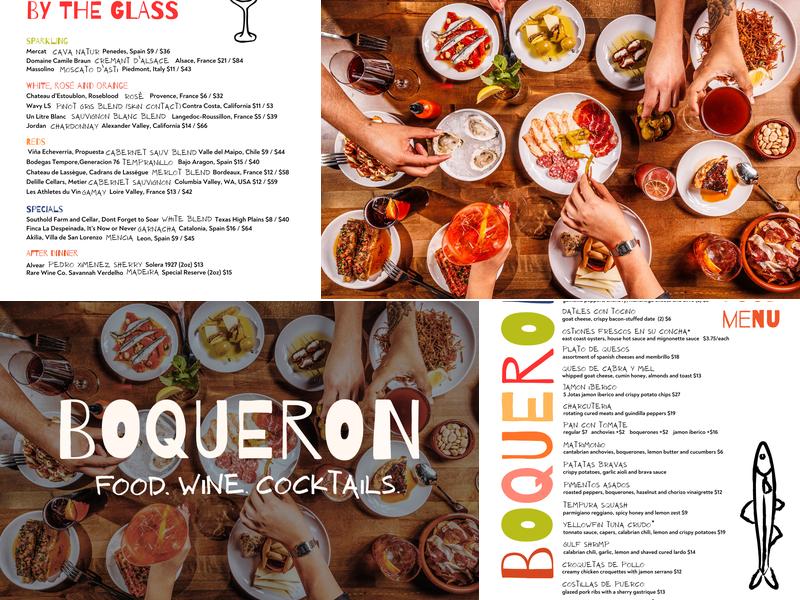 Boqueron Tapas + Wine Menu