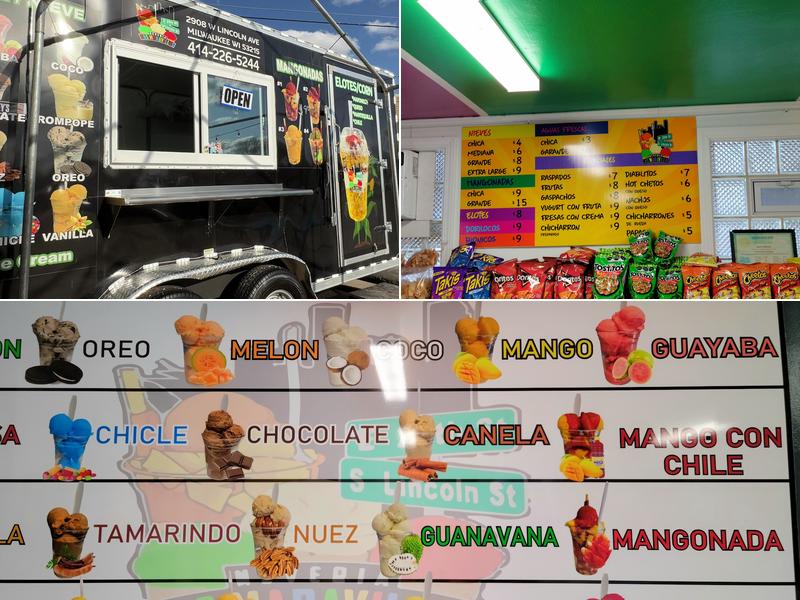 Neveria Las Maravillas Menu