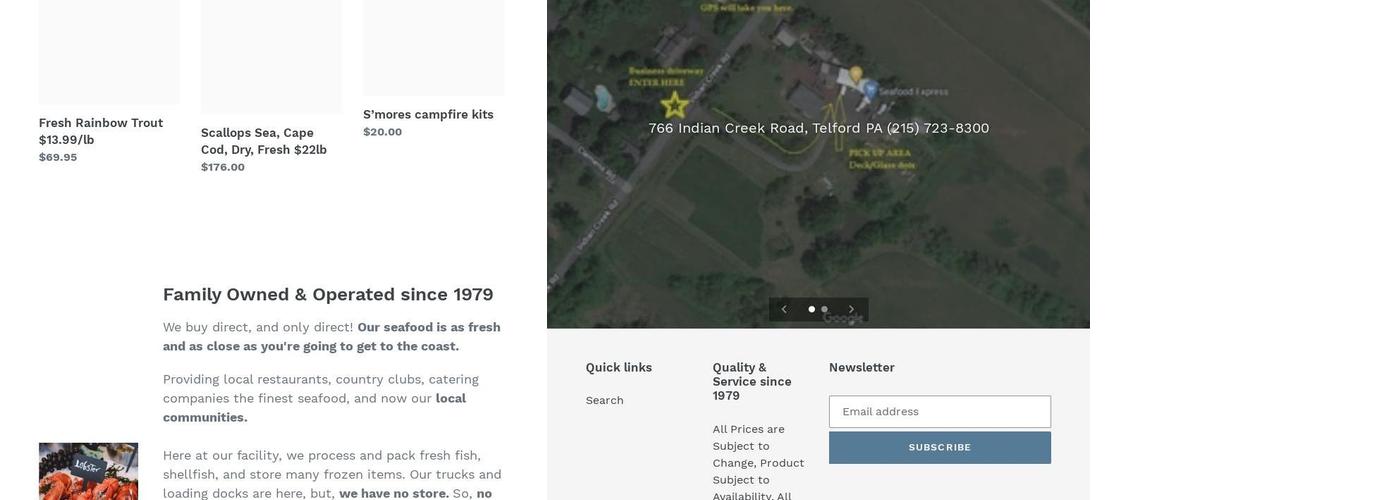 Seafood Express Menu