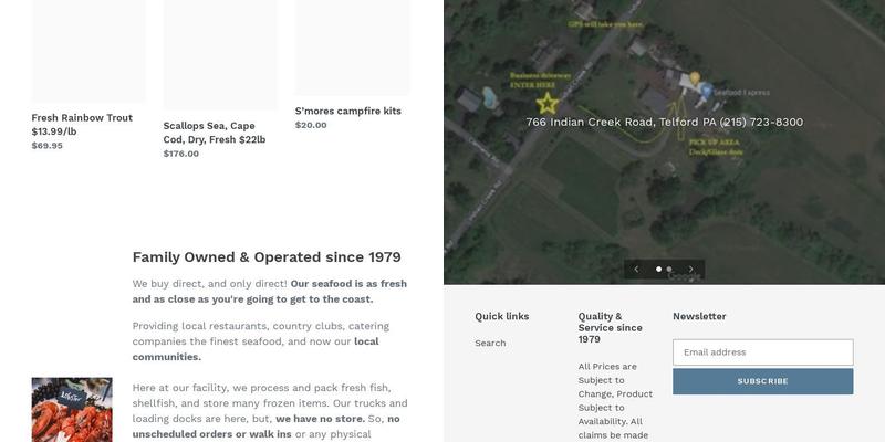 Seafood Express Menu