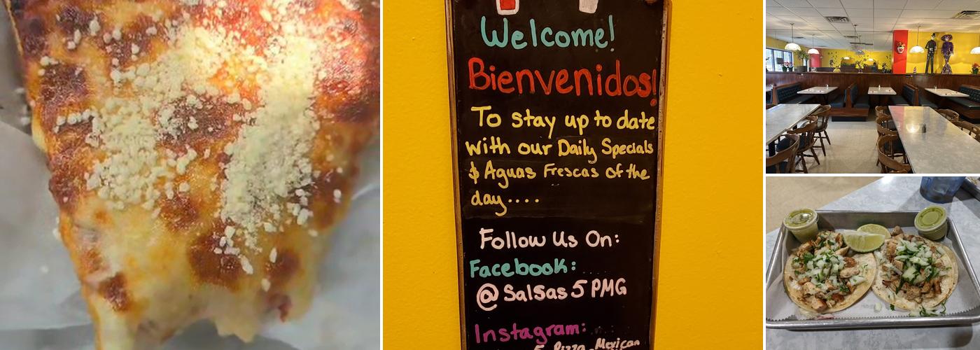 Salsa's 5 Pizza & Mexican Grill Menu